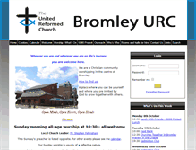 Tablet Screenshot of bromleyurc.org.uk
